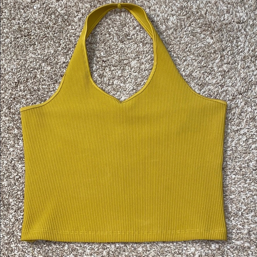 Mustard Halter top